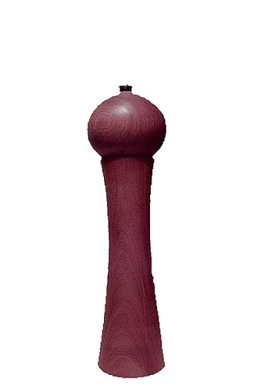 Pfeffermühle, 20cm, Design 3, Elsbeere dunkler - zum Schließen ins Bild klicken